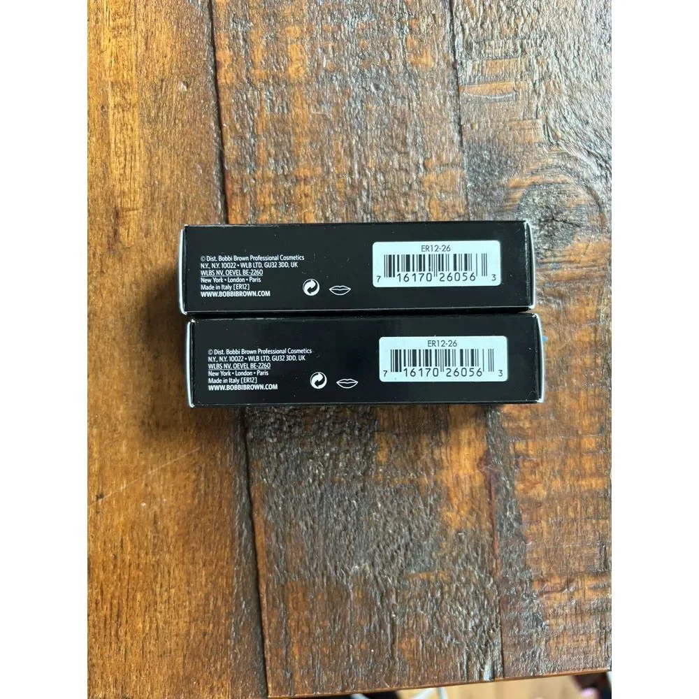 Bobbi Brown 10 Hour Moisturizing Luxe Lipstick 508 TANGO NIB Set Of Two Cosmetic